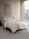 Calvin Klein Modern Cotton Melange Jersey Comforter Set In Neutral