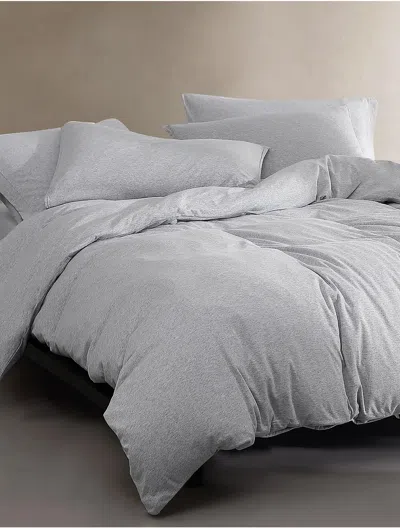 Calvin Klein Modern Cotton Melange Jersey Duvet Cover Set In Multi