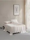 Calvin Klein Modern Cotton Melange Jersey Sheet Set In Neutral