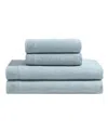 Calvin Klein Modern Cotton Melange Tencel Jersey 3-pc. Sheet Set, Twin Xl In Blue