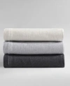 Calvin Klein Modern Cotton Melange Tencel Jersey Sheet Set In Gray,blue
