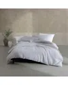 Calvin Klein Washed Texture Cotton Jacquard Duvet Cover Set