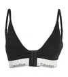 Calvin Klein Lightly Lined Bralette In Black