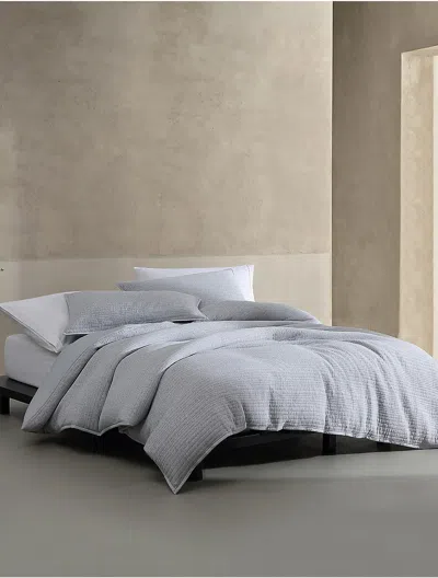 Calvin Klein Modern Cotton Rib Matelasse Duvet Cover Set In Multi