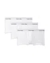 Calvin Klein Men's Icon Cotton Stretch 3-pack Low Rise Trunk In White