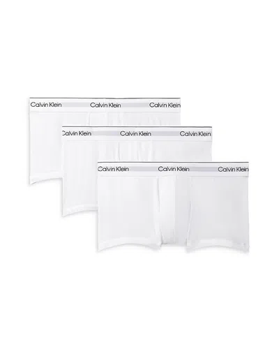 Calvin Klein Modern Cotton Stretch Trunks 2 Pack In White