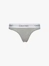 Calvin Klein Womens Modern Thong In Grey-heather