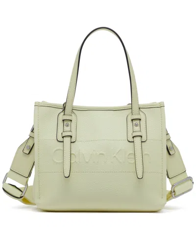 Calvin Klein Modern Essentials Large Tote Bag In Endive
