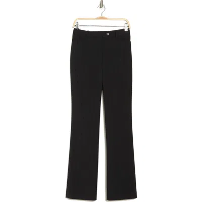 Calvin Klein Modern Fit Pinstripe Pants In Black/cream