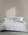 Calvin Klein Modern Ikat 3 Piece Comforter Set, Queen In Slate Blue