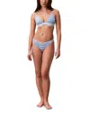 Calvin Klein Modern Logo Bikini In Blue