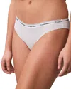 Calvin Klein Modern Logo Bikini In White