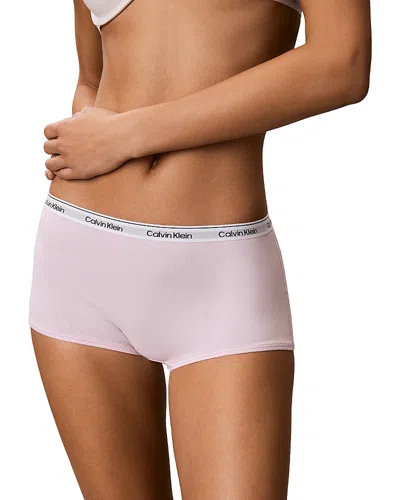 Calvin Klein Modern Logo Boyshorts In Pink