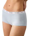 Calvin Klein Modern Logo Boyshorts In Sterling Blue