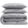 Calvin Klein Modern Mélange Comforter & Shams Set In Grey Blue Heather