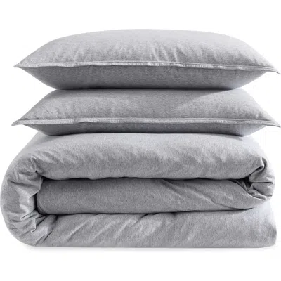 Calvin Klein Modern Mélange Comforter & Shams Set In Grey Blue Heather