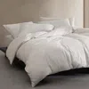 Calvin Klein Modern Melange Jersey 3 Piece Duvet Cover Set, King In White