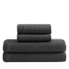 Calvin Klein Modern Melange Jersey Sheet Set, Twin Xl In Gray