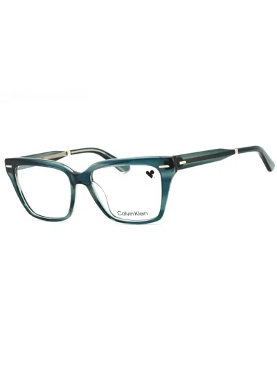 Calvin Klein Modern Rectangular Eyeglasses - Ck22539 Style In Green