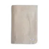 Calvin Klein Modern Reversible Solid Bed Blanket, Queen In Light Beige/ Snow White