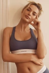 Calvin Klein Modern Ribbed Bra In Blue