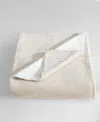 Calvin Klein Modern Reversible Solid Throw, 70 X 50 In Neutral