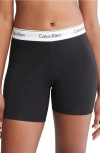 Calvin Klein Modern Stretch Cotton Blend Boxer Briefs In Black