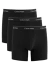 Calvin Klein Modern Stretch-cotton Boxer Briefs In Black