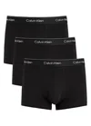 Calvin Klein Icon Low-rise Stretch-cotton Trunks In Black