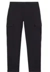 Calvin Klein Modern Twill Tapered Cargo Pants In Nero