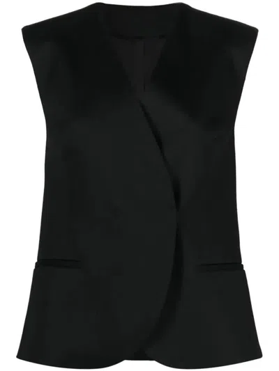 Calvin Klein Modular Tailored Waistcoat Clothing In Black