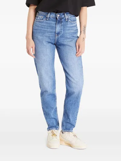 Calvin Klein Mom Jean Jeans In Blue