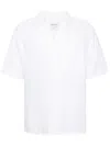 Calvin Klein Monogram-embroidered Short-sleeves Shirt In 白色