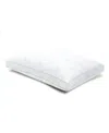 Calvin Klein Monogram Logo Density Collection Cotton X-firm Pillow, Standard/queen In White