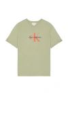 Calvin Klein Monologo Tee In Tea