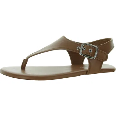 Calvin Klein Moraca 2 Womens Adjustable Buckle Thong Sandals In Multi
