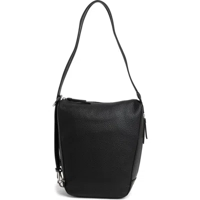 Calvin Klein Moss Hampton Convertible Bag In Black/silver