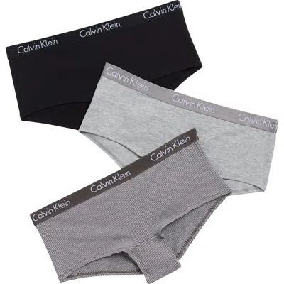 Calvin Klein Motive Cotton Boyshorts In Multi
