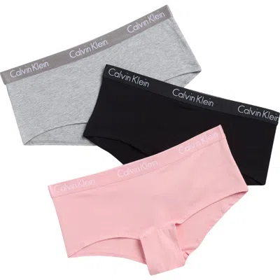 Calvin Klein Motive Cotton Boyshorts In Multi