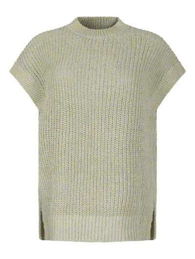 CALVIN KLEIN CALVIN KLEIN MOULINE TEXTURE SWEATER TOP