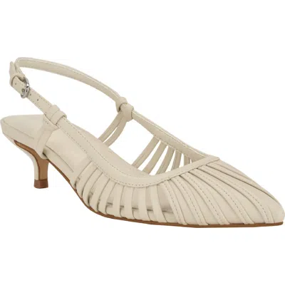 CALVIN KLEIN CALVIN KLEIN MOVELLA SLINGBACK KITTEN HEEL PUMP