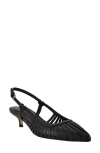Calvin Klein Movella Slingback Kitten Heel Pump In Black