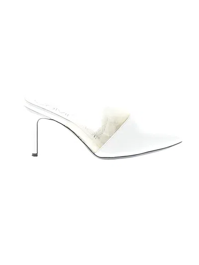 Pre-owned Calvin Klein Mule/clog In White