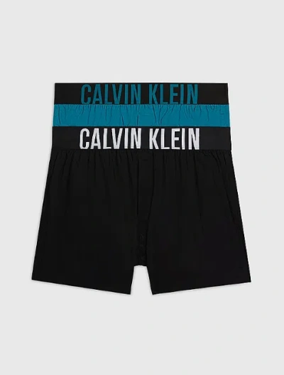 Calvin Klein Multi Color Casual Shorts In Black