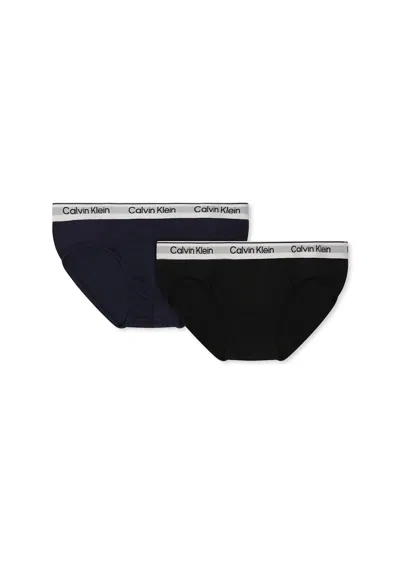 Calvin Klein Kids' Multicolor Slip Set For Boy With Logo