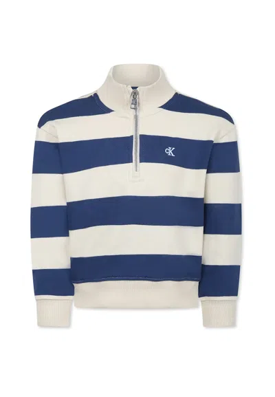 Calvin Klein Kids' Multicolor Sweatshirt For Boy With Logo