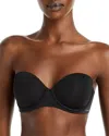 Calvin Klein Push-up Strapless Bra In Black