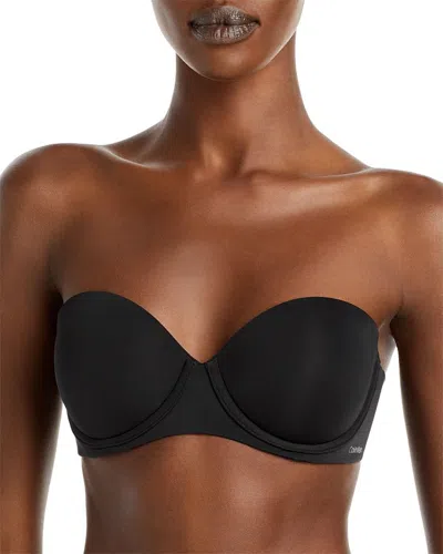 CALVIN KLEIN NAKED GLAMOUR STRAPLESS PUSH-UP BRA,QF5677