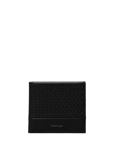 Calvin Klein Nano Mono Bifold 5cc W/coin Man  K50k512279-0gk Black