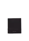 Calvin Klein Nano Mono Trifold 6cc Man  K50k512276-0gk Black In Black